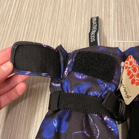 NWT Free People x Howl Fairbanks Butterfly Mittens Medium Winter Ski Snow Mitts - Picture 5 of 16